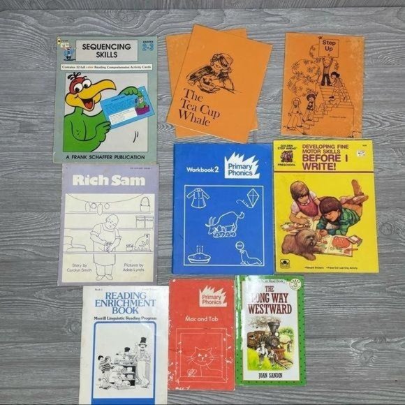 10 learning to read homeschool books phonics / reading enrichment school books - Picture 1 of 1